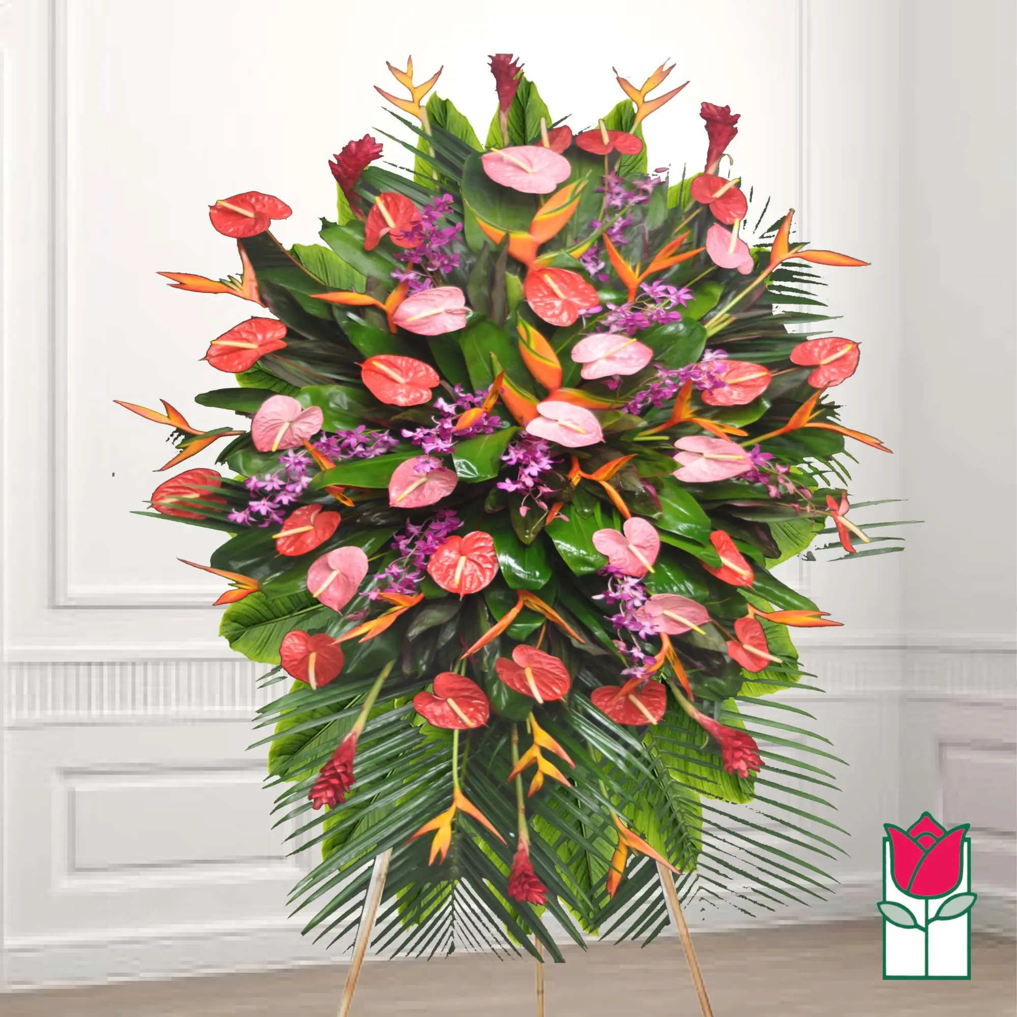 Beretania's Moanalua Tropical Wreath (Seasonal Varieties Vary)