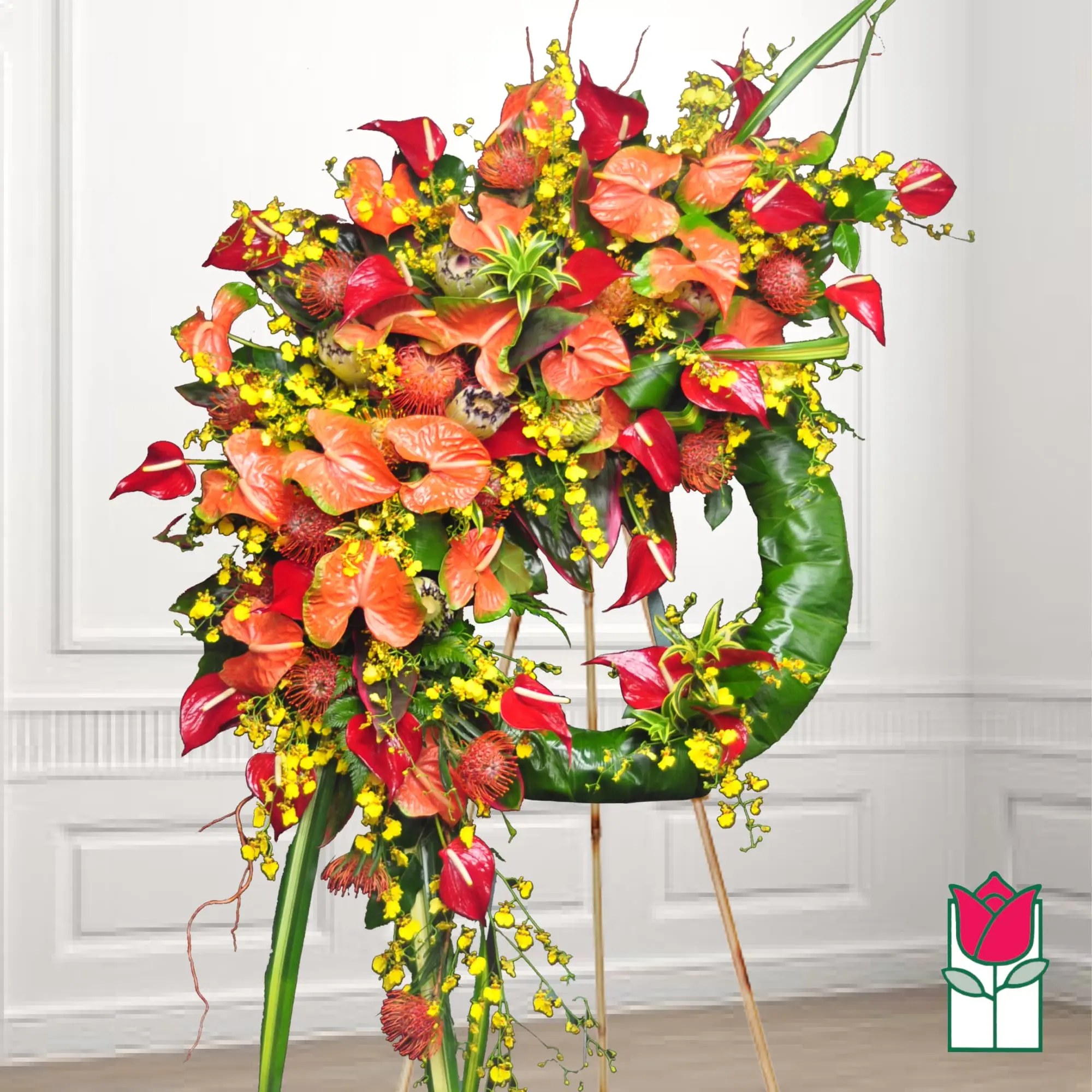 Beretania's Kokee Tropical Wreath (Seasonal Varieties Vary)