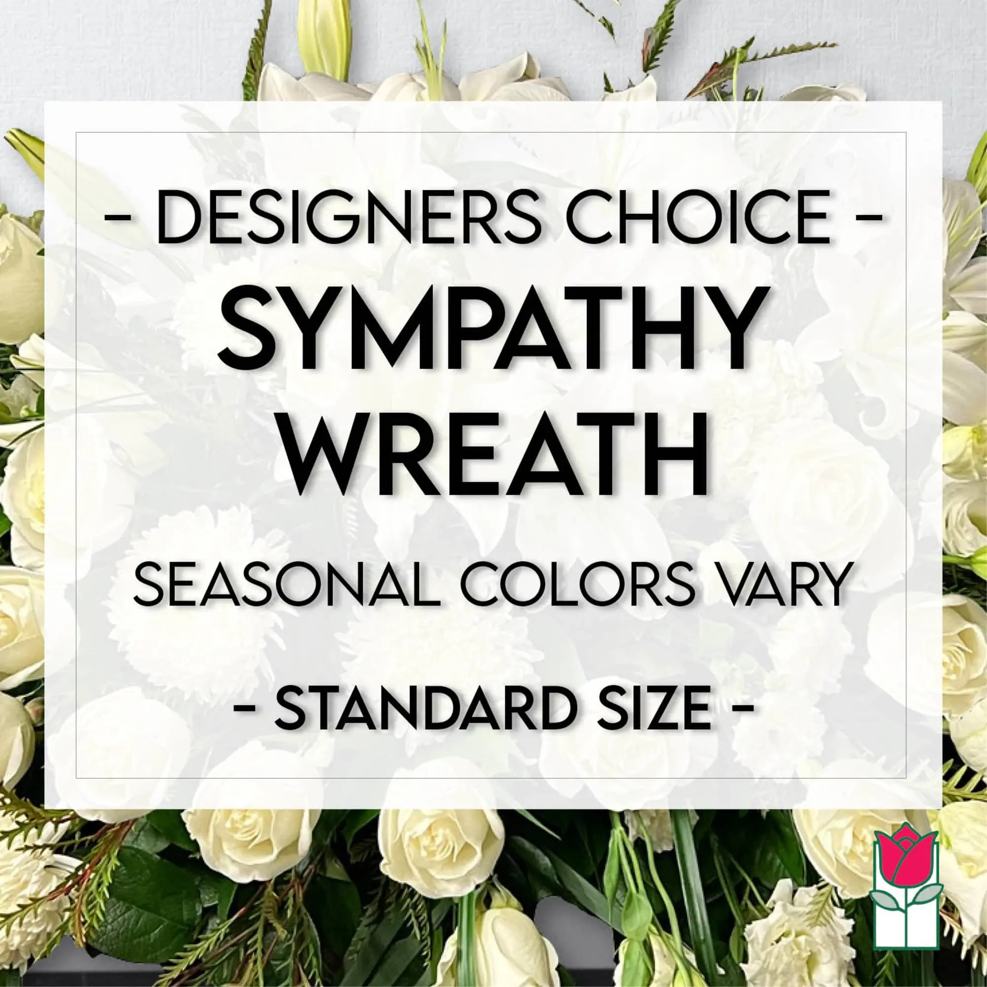 Designers Choice Sympathy Wreath - Standard Size