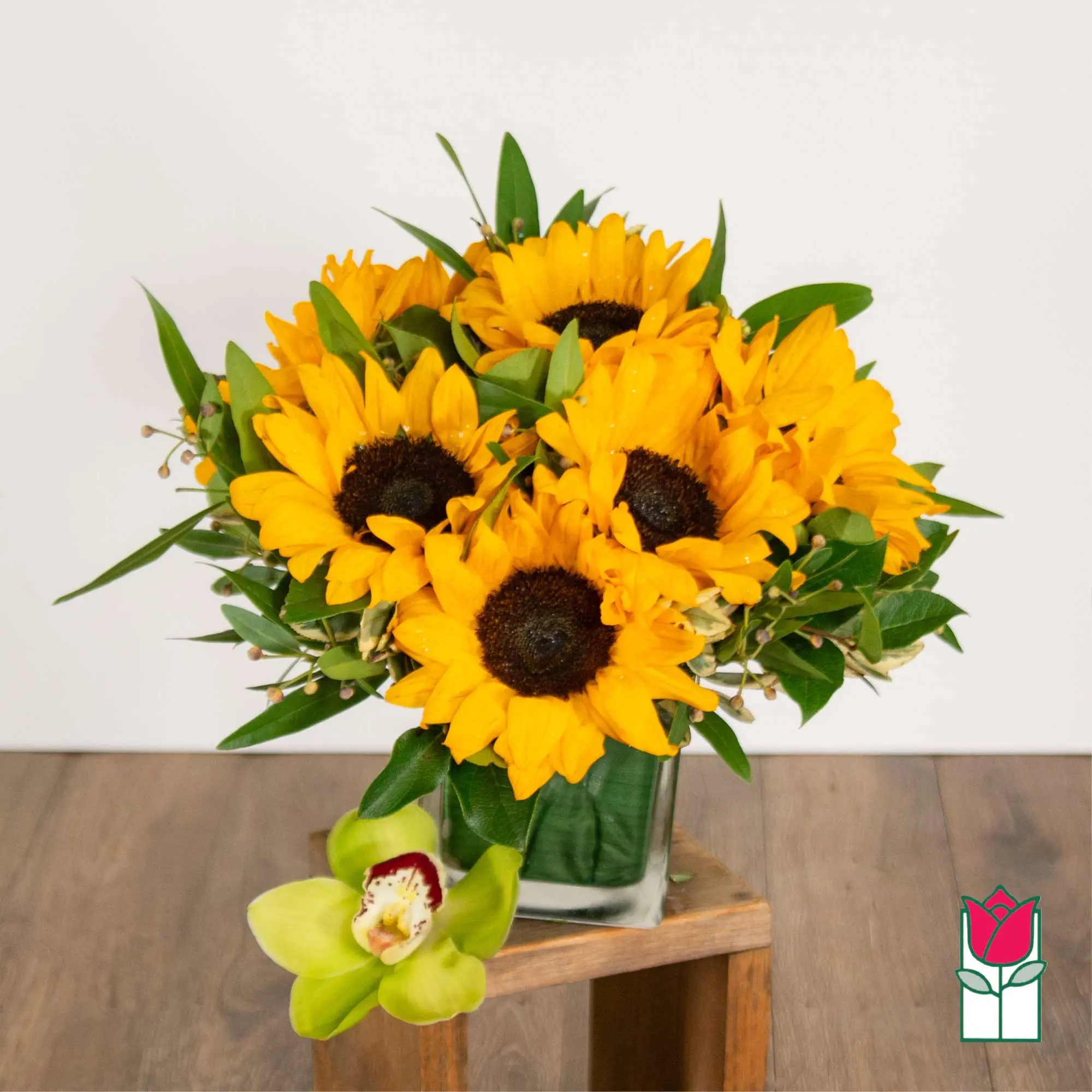 Beretania's Sunny Sunflower Compact Bouquet