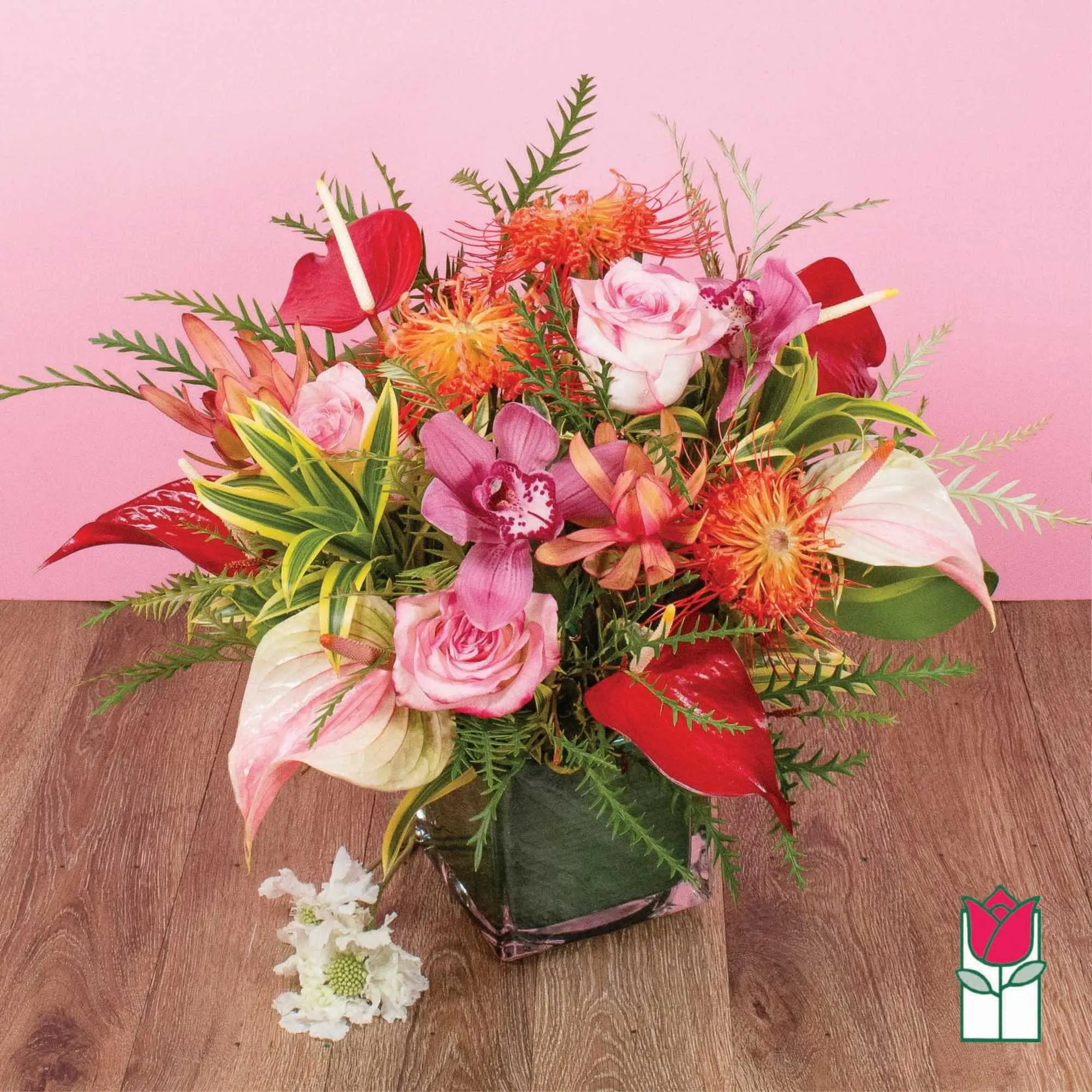 Beretania's Moonstone Tropical Bouquet (Seasonal Varieties Vary)