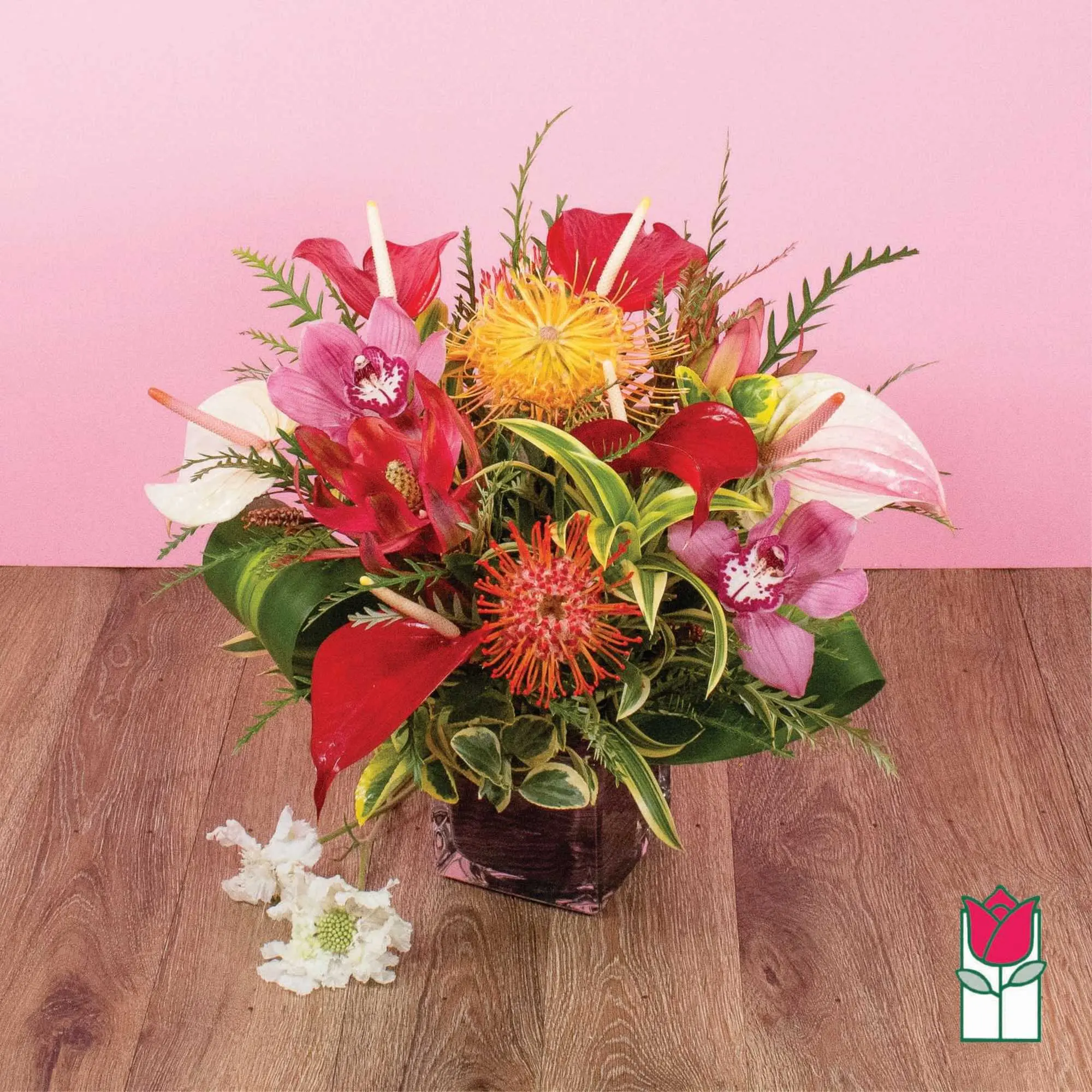 Beretania's Tropical Love Bouquet (Seasonal Varieties Vary)