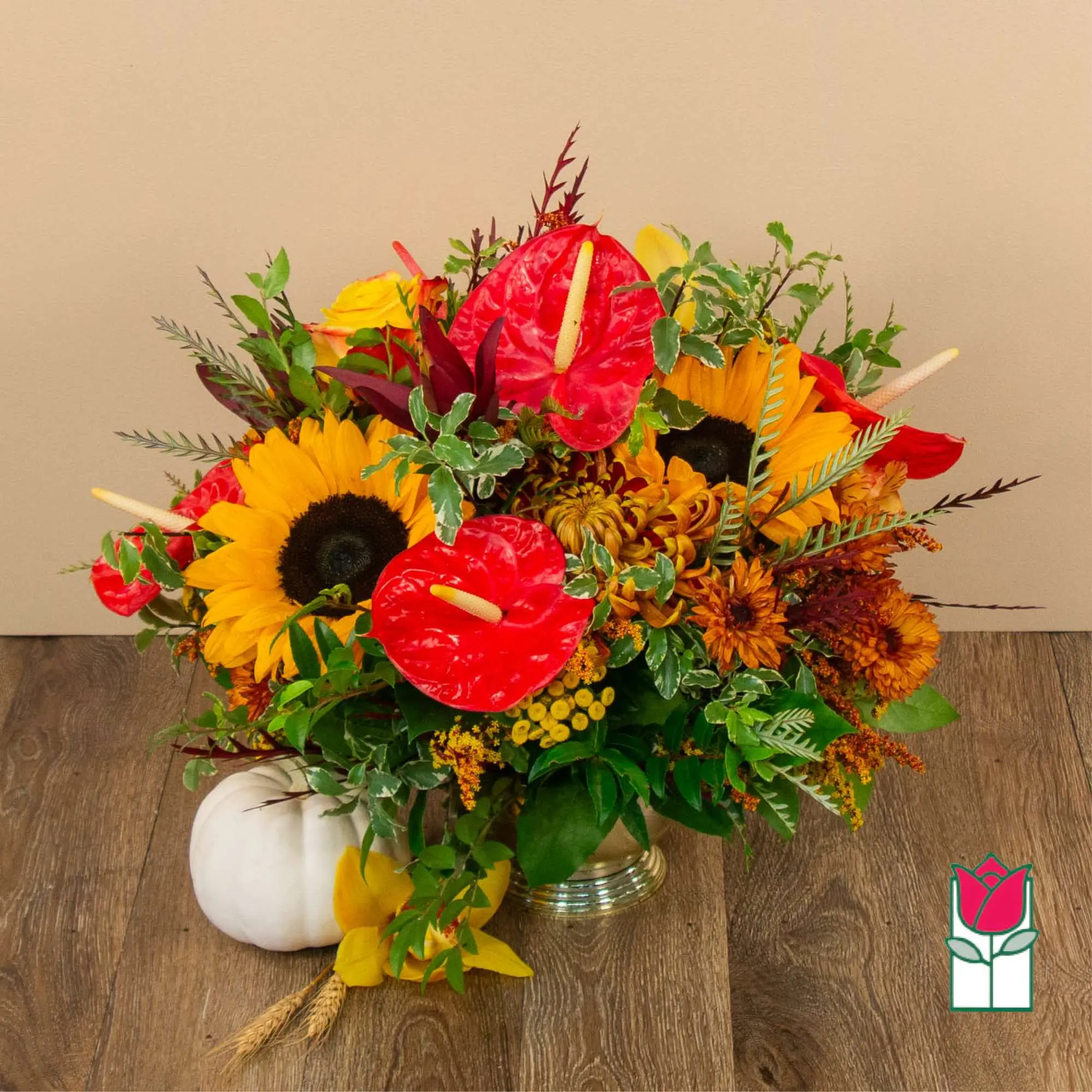 Beretania's Cinnamon Fall Compote Centerpiece (Seasonal Varieties Vary)
