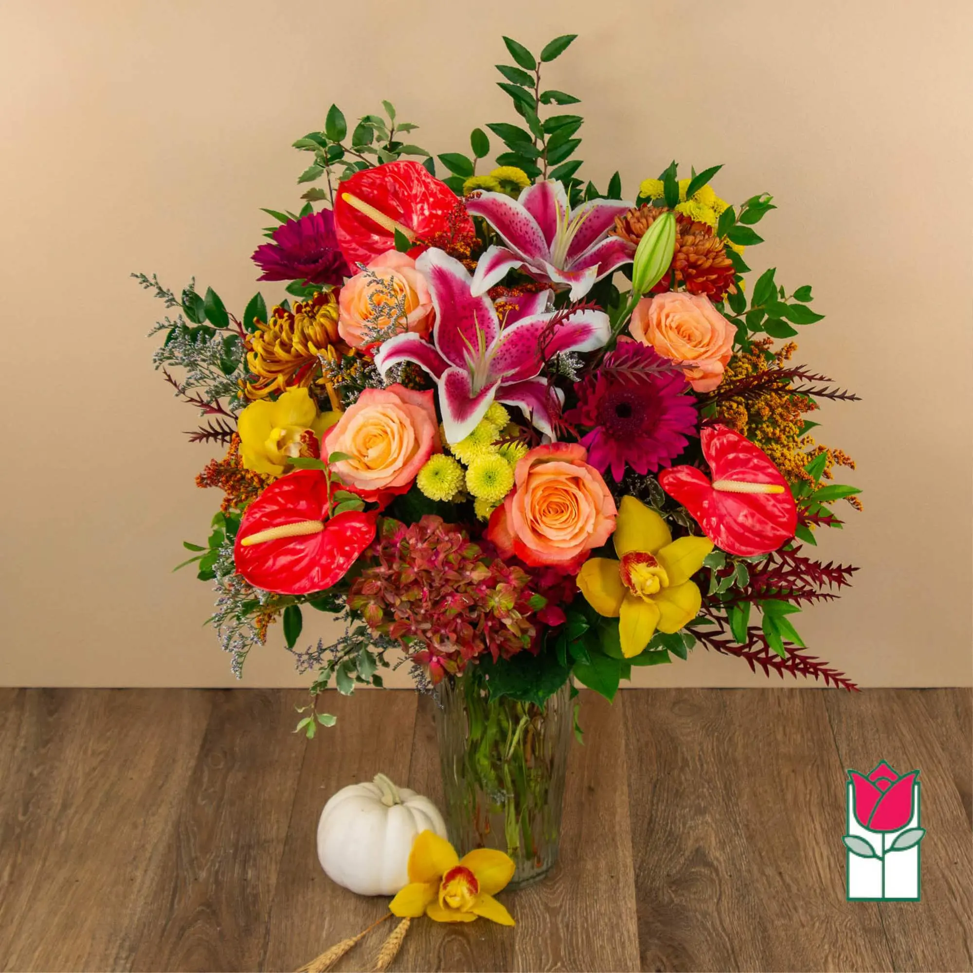 Beretania's Campfire Fall Bouquet (Seasonal Varieties Vary)