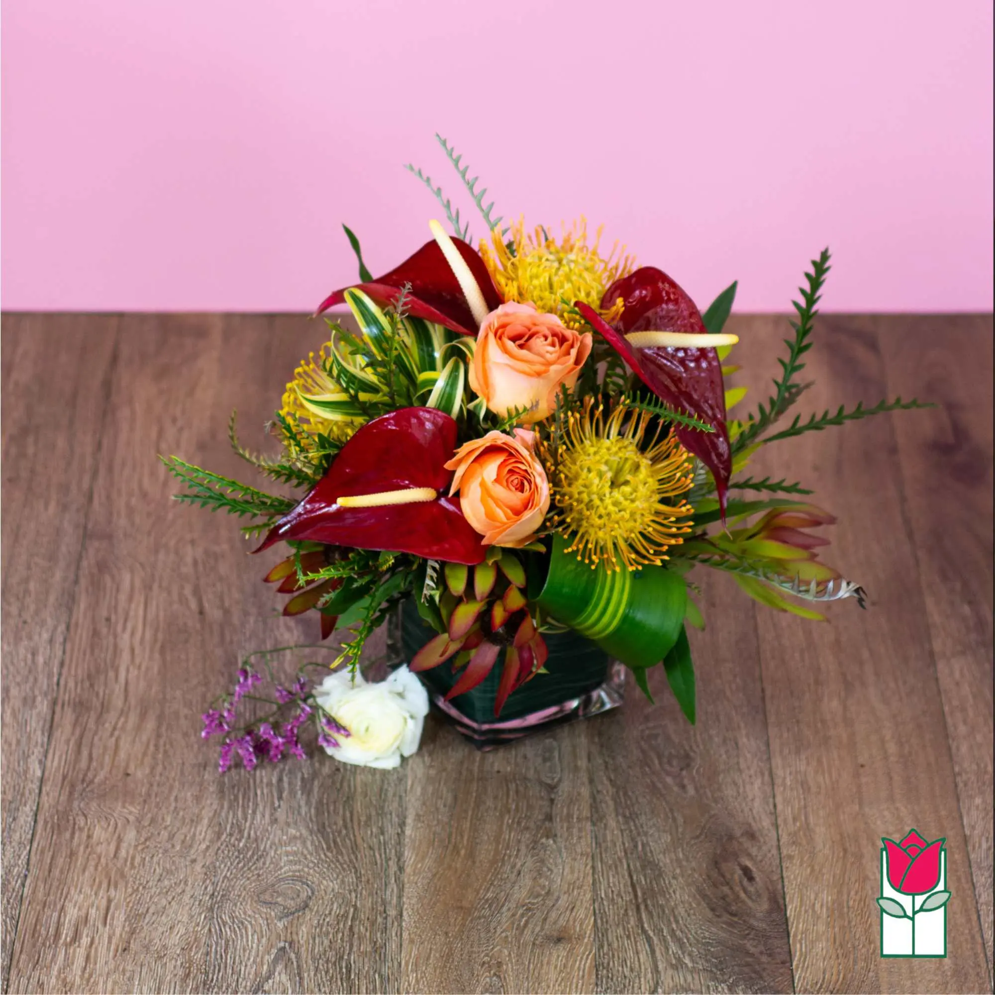 Beretania's Ruby Tropical Bouquet (Seasonal Varieties Vary)