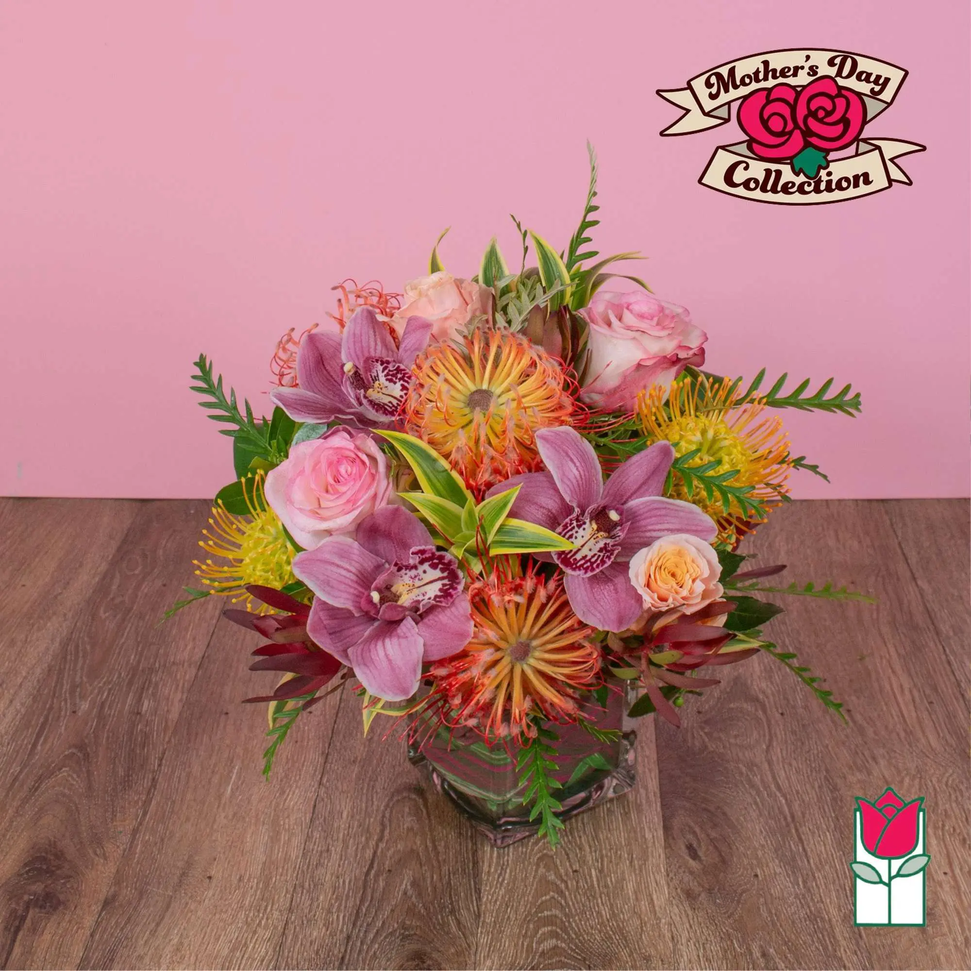Beretania's Citrine Tropical Bouquet (Varieties Vary)