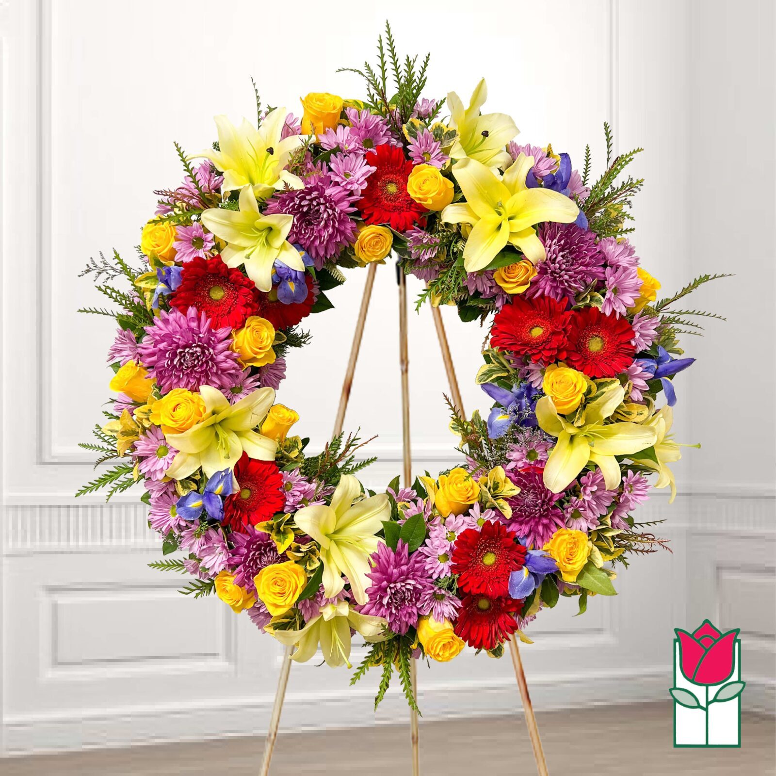 Beretania's Hanapepe Ring Wreath (Standard)