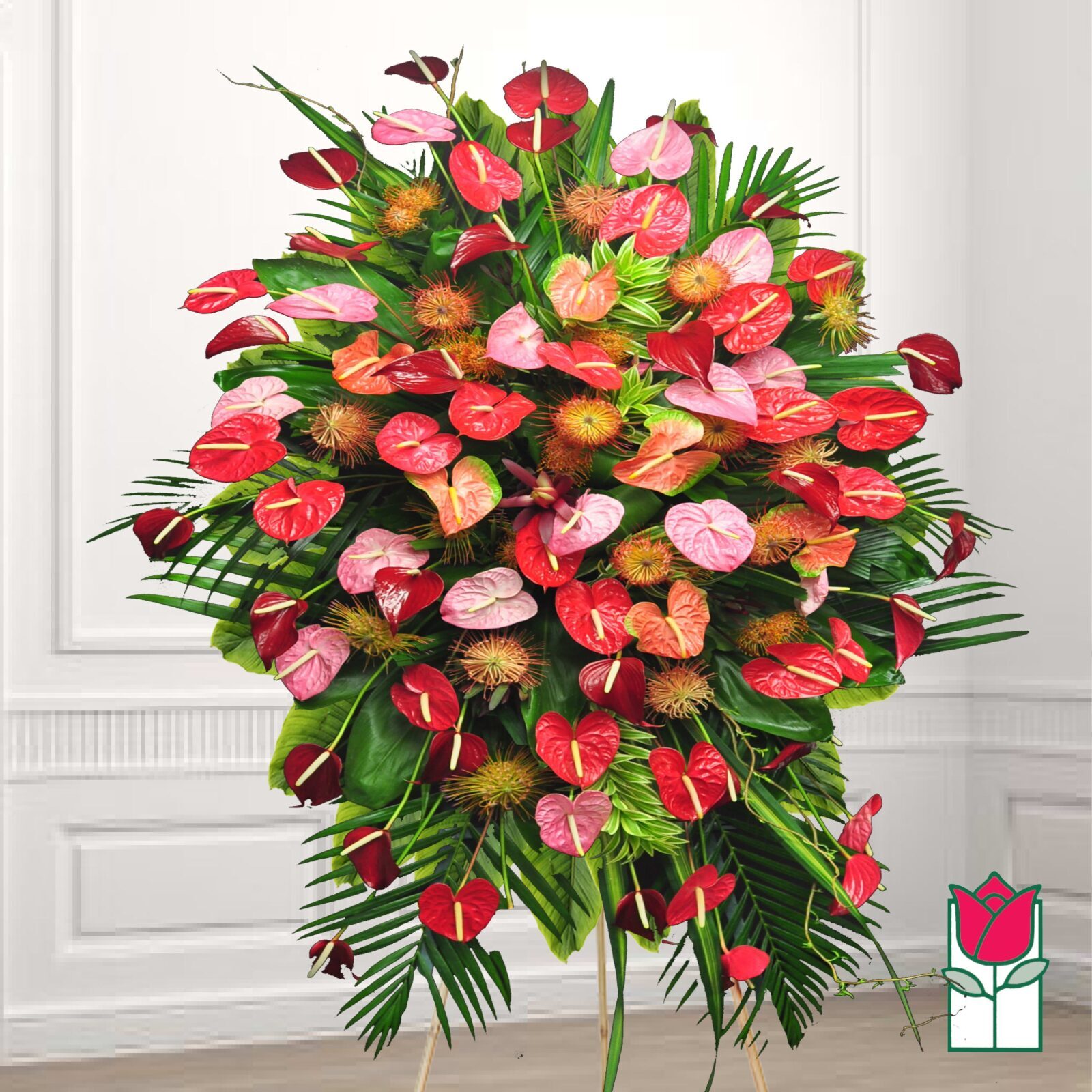Beretania's Aina Haina Tropical Wreath (Standard)