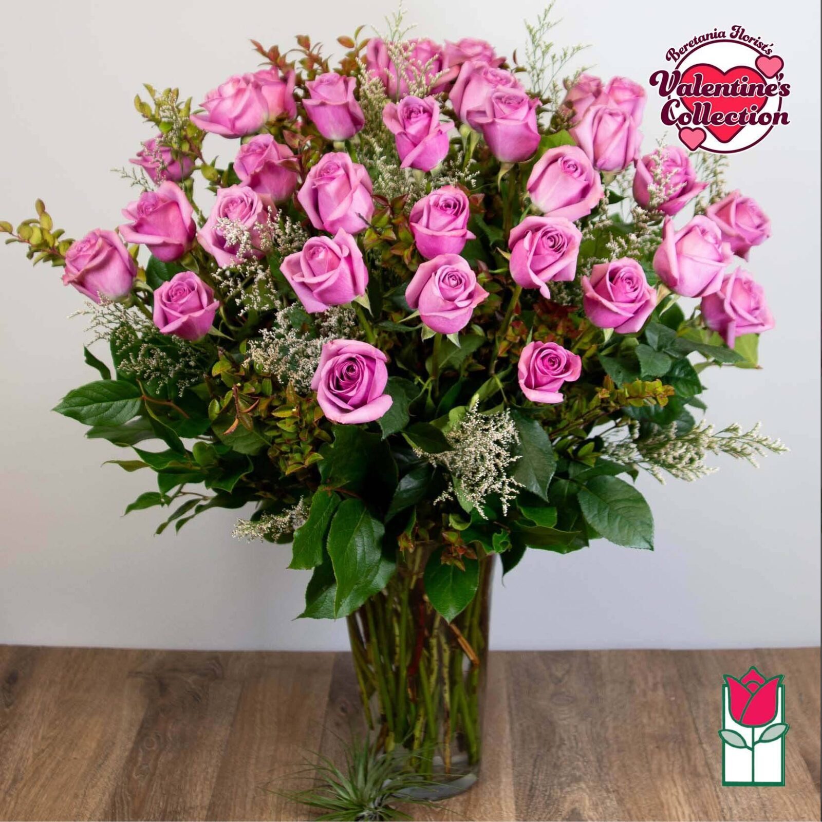 Beretania's 3 Dozen Lavender Rose Bouquet [Early Bird Special]