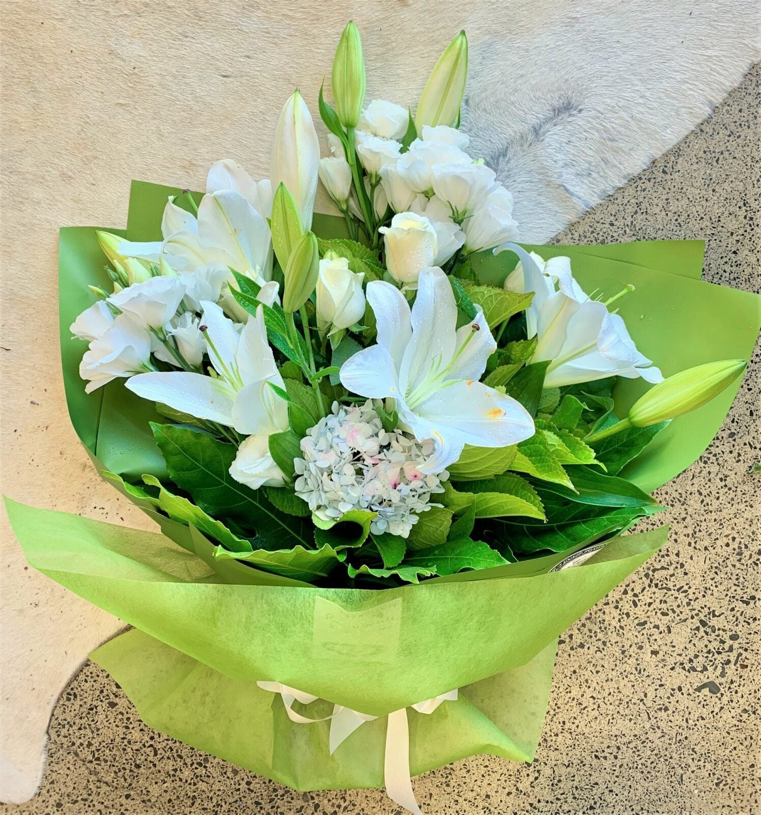 White Bouquet with Lilies (Small)