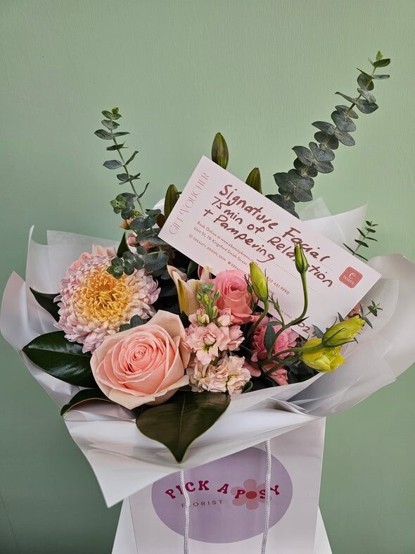 Facial and Flower Delight