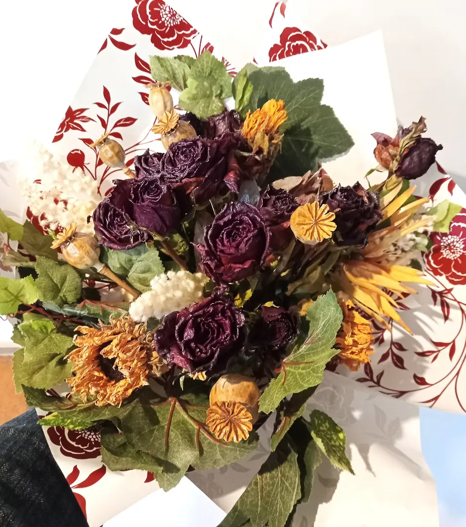 Dried Posy of Roses