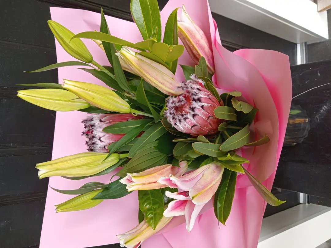 Protea and Lillies (Small)