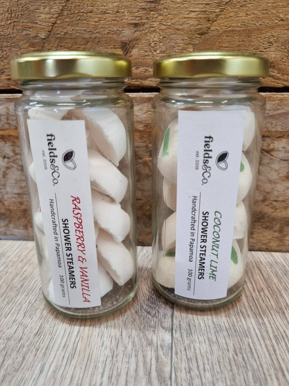 Fields & Co Shower Steamers (Raspberry and Vanilla)