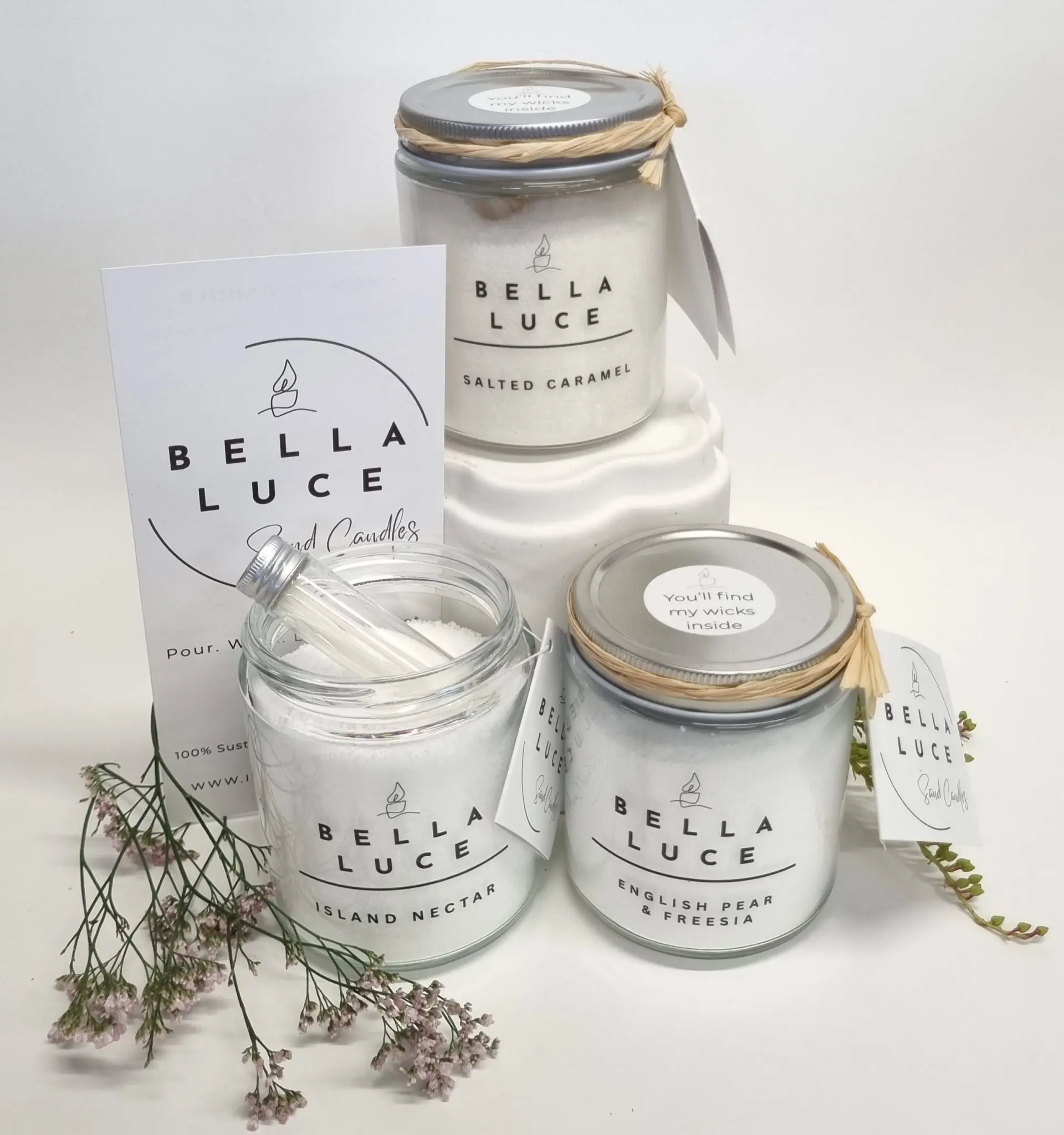 Bella Luce Sand Candle