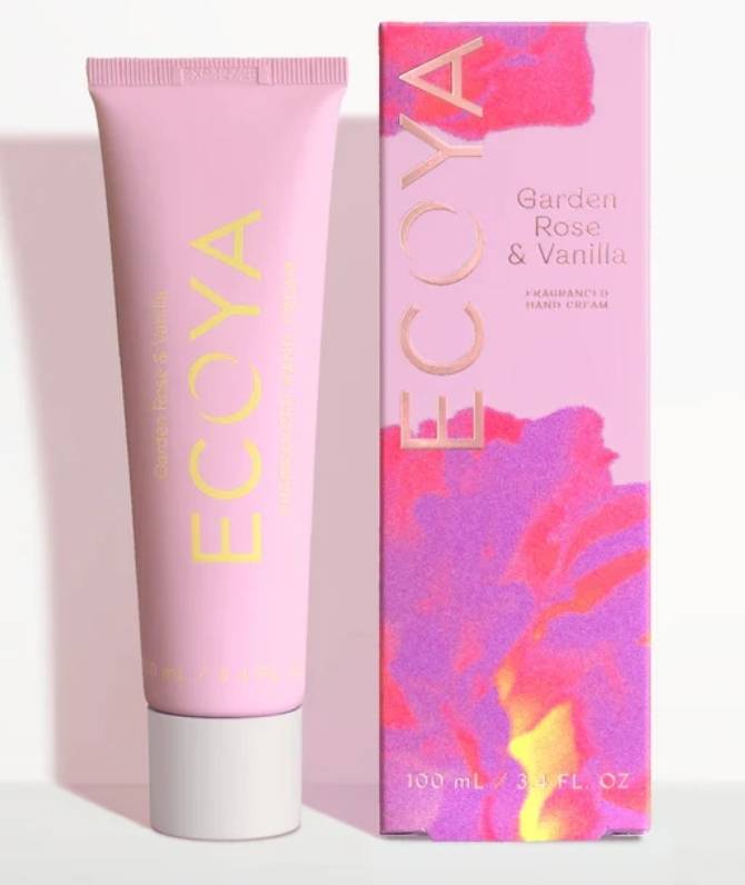 ECOYA Limited Edition Garden Rose & Vanilla Hand Cream