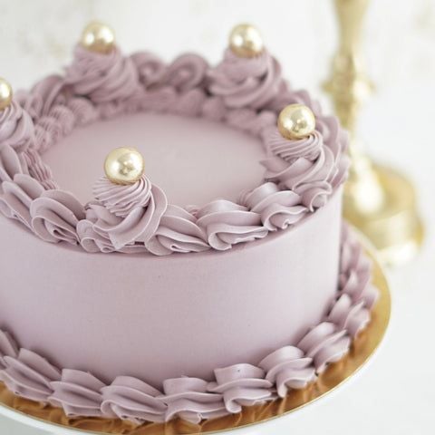 Lilac Retro Cake (6 - 10 people (15cm))