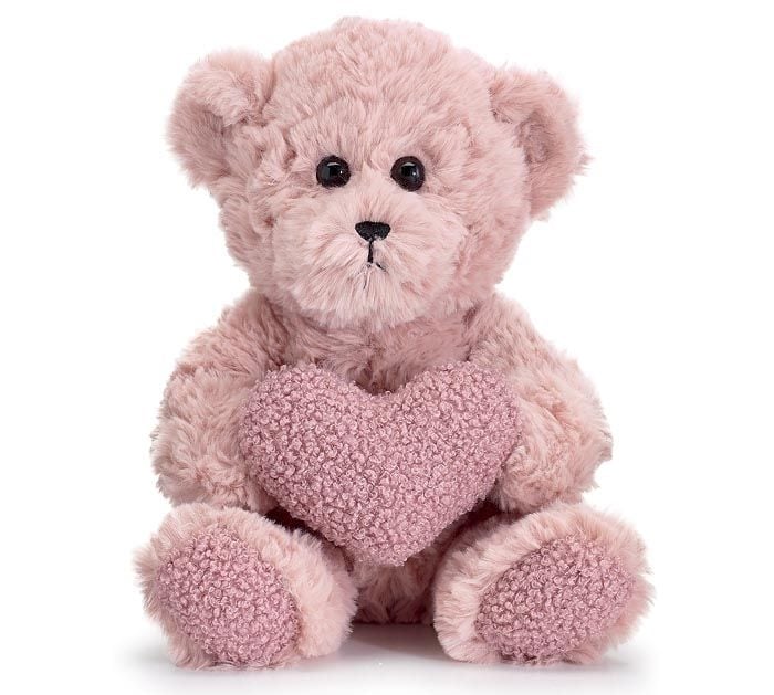 Mauve Heart Bear