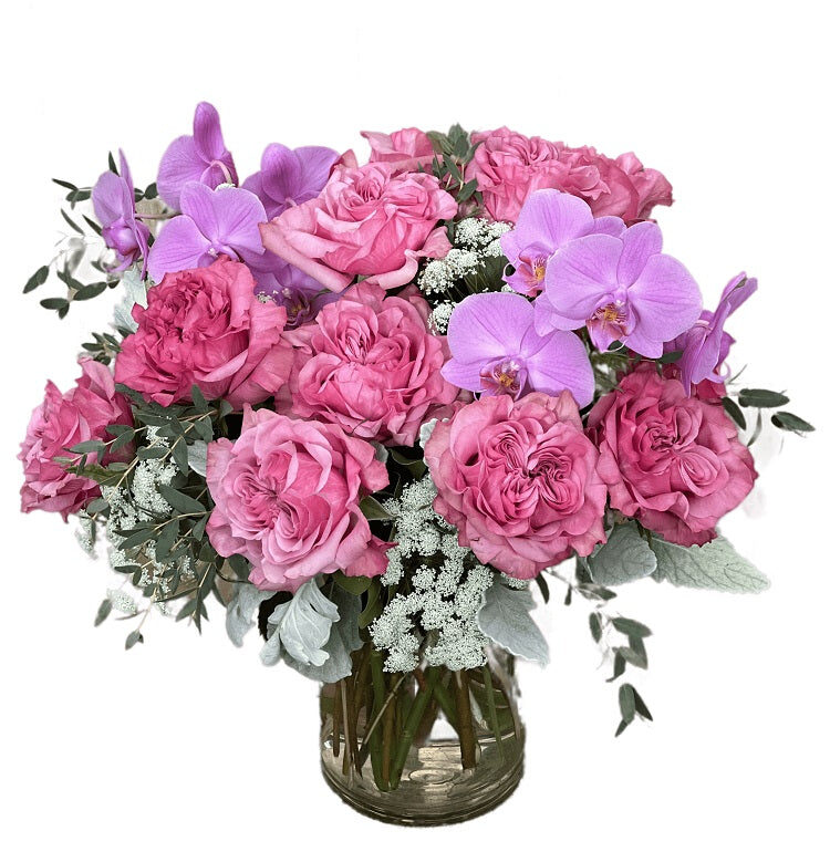 Country Blues Rose Bouquet (Standard)
