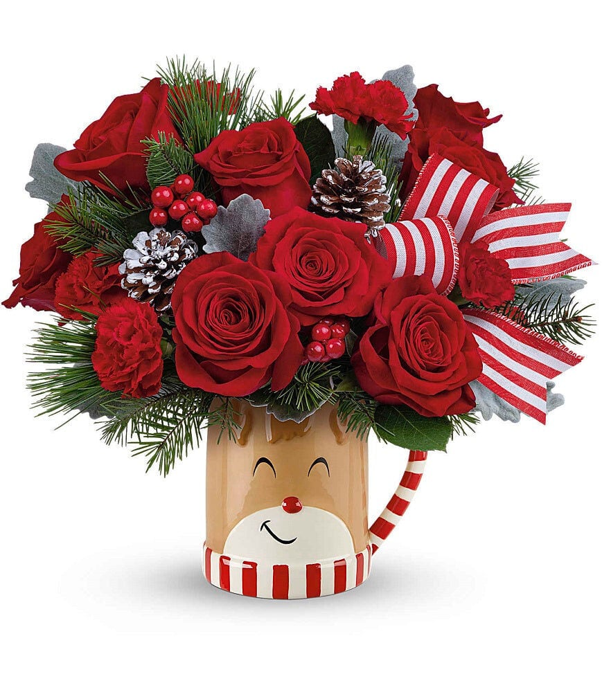 Send a Hug Reindeer Bouquet (Standard)