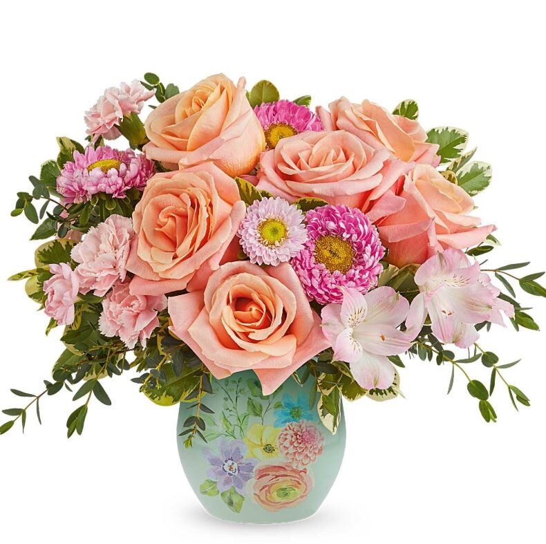Watercolor Garden Bouquet (Standard )