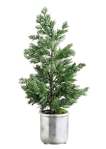 Silk Tabletop Juniper Tree in Pot