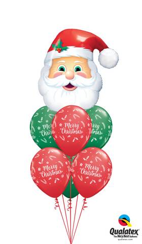 Santa’s Coming To Town Balloon Bouquet