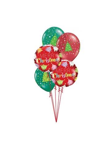 Merry Christmas Colourful Trees Bouquet