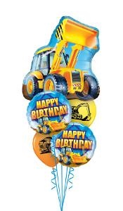 Construction Birthday Balloon Gift