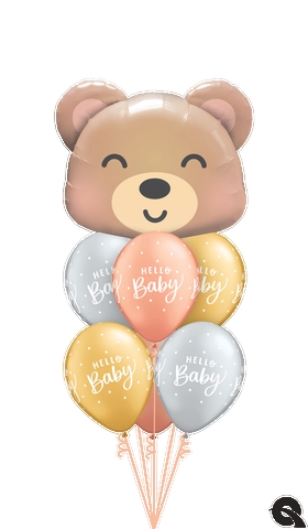 Hello Baby Boho Balloon Gift