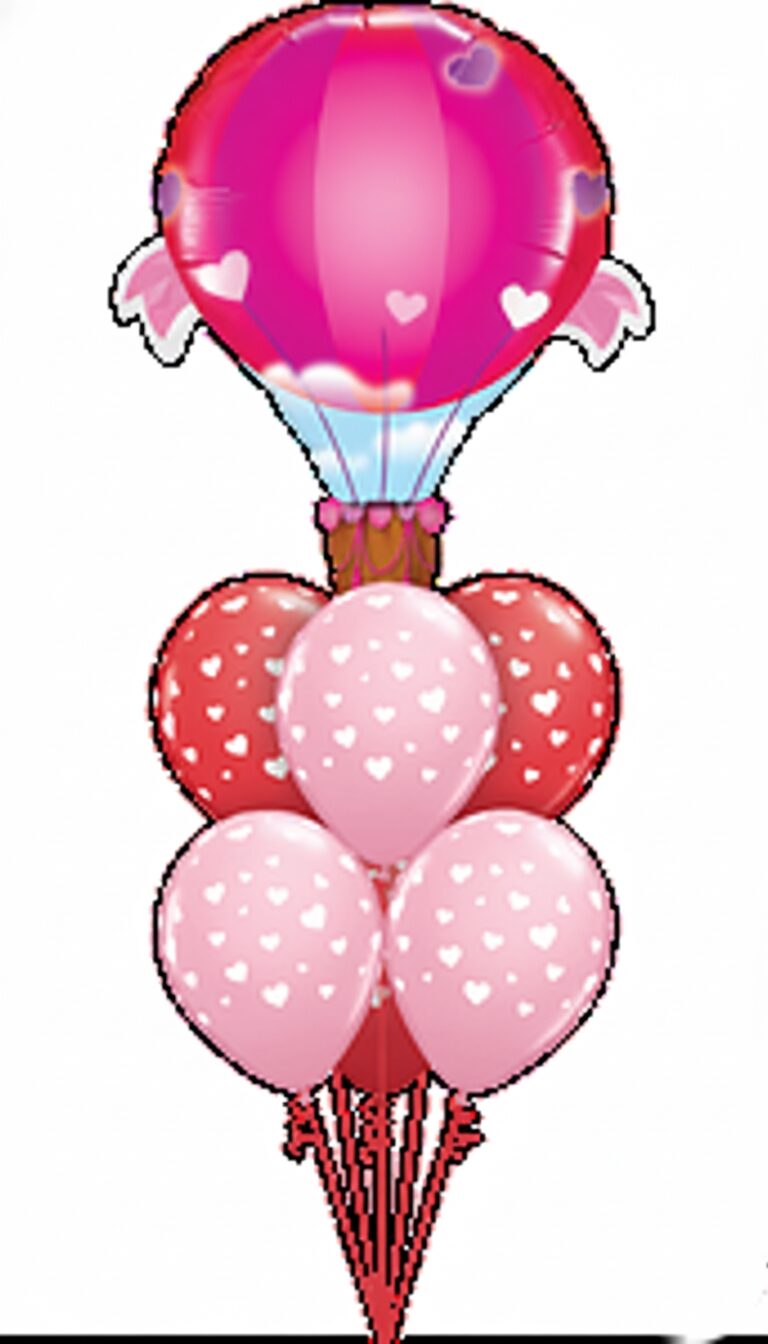 Love is in the Air Balloon Bouquet