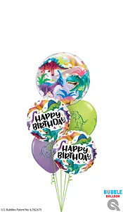 Happy Birthday Dinosaur Balloon Bouquet
