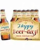 Happy Beer Day Balloon Shape