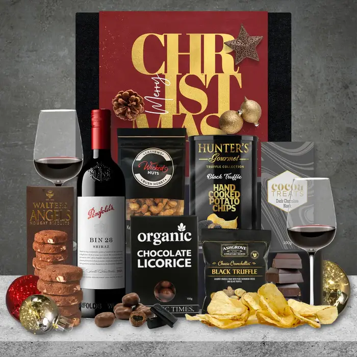 Gourmet Christmas Hamper With Penfolds