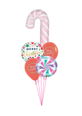 Merry Christmas Candy Cane Bouquet