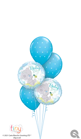 Baby Boy Teddy Bouquet