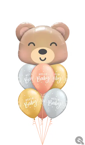 Hello Baby Boho Balloon Gift