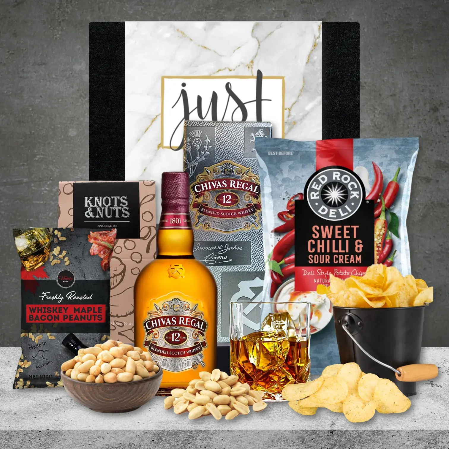 Whisky &amp; Snack Hamper