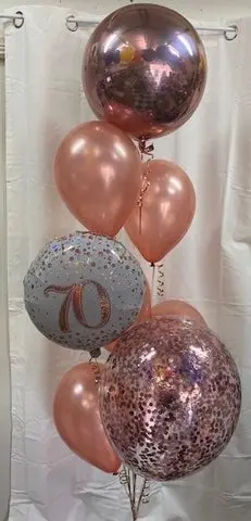 Rose Gold Fizz Age Bouquet (Various ages available)
