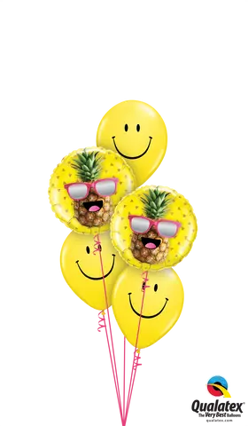 Pineapple Smiles Balloon Bouquet