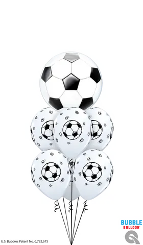 Soccer Soccer Soccer Balloon Bouquet