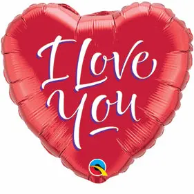 I love you modern script