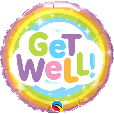 Get Well Clouds Foil Balloon