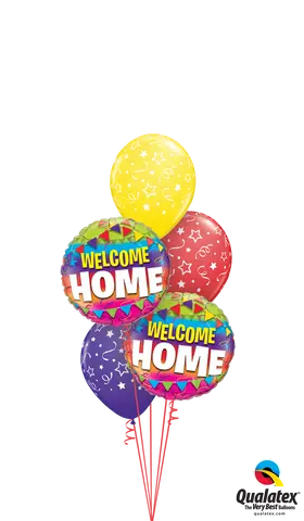 Welcome Home Stars Balloon Bouquet