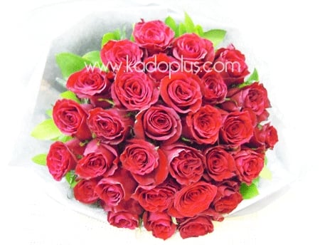 30 Red Roses Bouquet