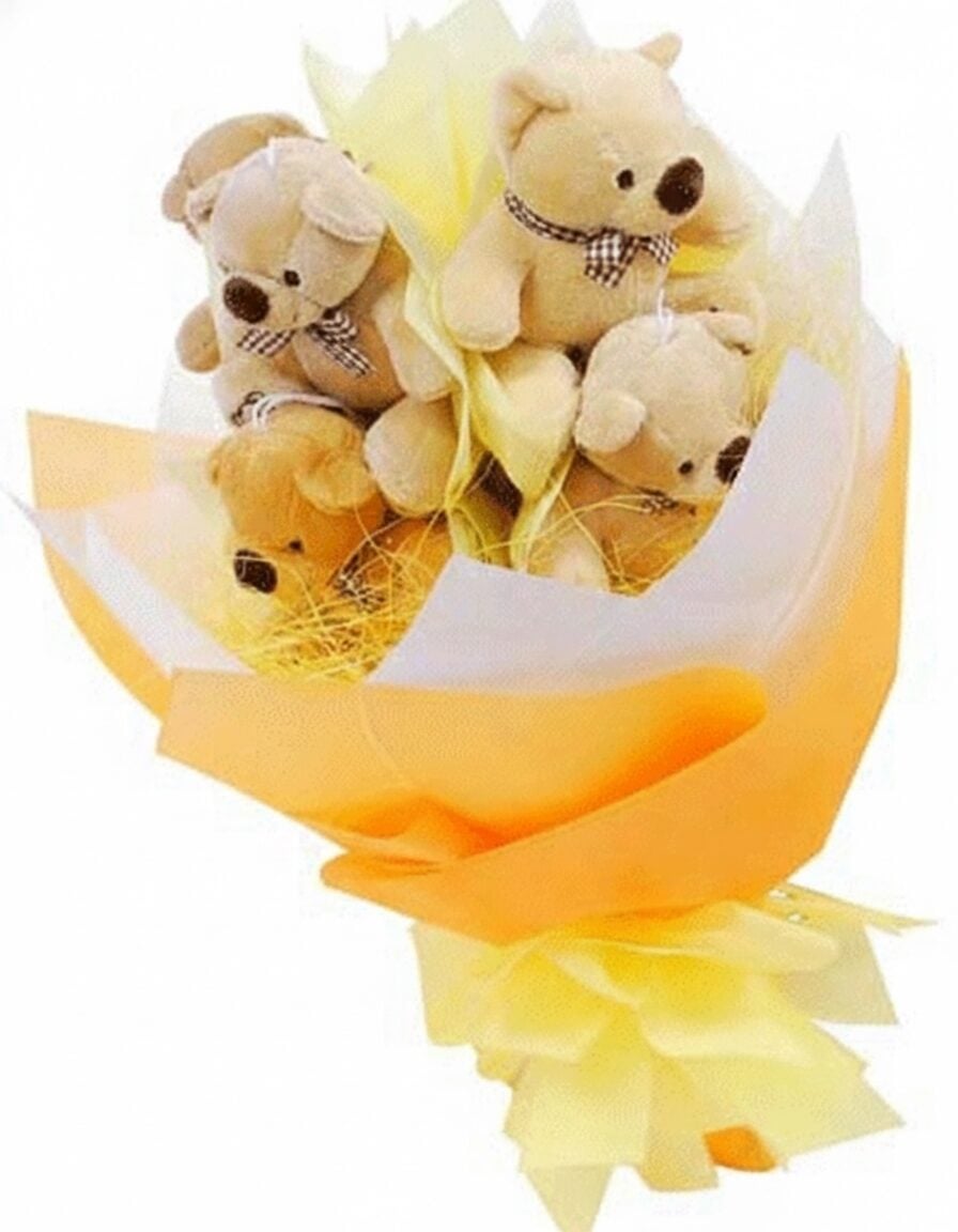Buket Boneka: Adorable Bear Bouquet