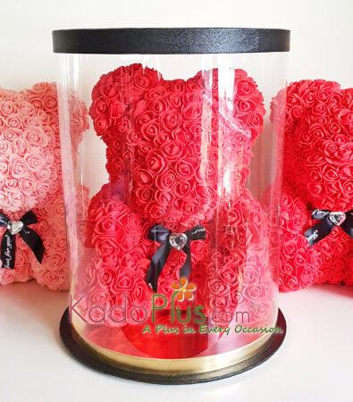 Blooming Bear Artificial Red