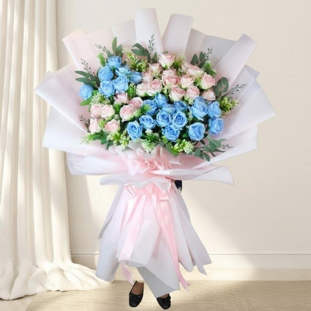 Buket Bunga Artificial: Blooming Silk Flowers Bouquet