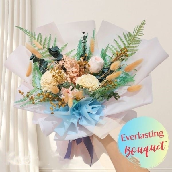 Buket Bunga: Forever Bliss Preserved