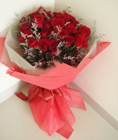 24 Red Roses Bouquet